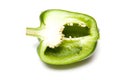 Halved bell pepper