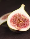 Halved Fresh Fig Royalty Free Stock Photo