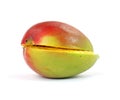 Halved mango Royalty Free Stock Photo