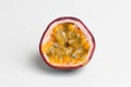 Halved passion fruit Royalty Free Stock Photo