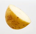 Halved potato Royalty Free Stock Photo