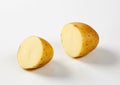 Halved potato Royalty Free Stock Photo