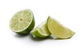 Lime Isolated on White Background