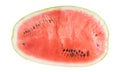 Halved watermelon