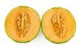 Halves cantaloup Royalty Free Stock Photo