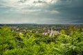 Halych townscape from castle hill, Ukraine