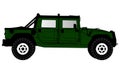 Green H1 humvee military HMMWV M998