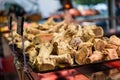 Ham bones for making broth at home Royalty Free Stock Photo