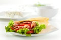 Ham Burrito Royalty Free Stock Photo