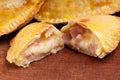 Ham and Cheese Empanada Close Up