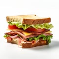 Colorful Kodak-inspired Sandwich With Ham And Lettuce