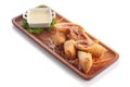 Ham & cheese spring roll Royalty Free Stock Photo