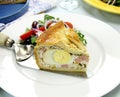 Ham And Egg Pie Royalty Free Stock Photo