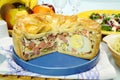 Ham And Egg Pie Royalty Free Stock Photo