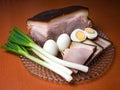 Ham and eggs Royalty Free Stock Photo