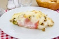Endives with ham and bechamel Royalty Free Stock Photo