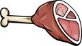 Ham meat cartoon clip art