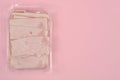 Ham on Pink Background Royalty Free Stock Photo