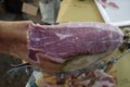 Ham ready to sliced