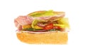 Ham salad roll Royalty Free Stock Photo