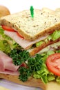 Ham And Salad Sandwich