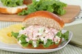 Ham Salad Sandwich Royalty Free Stock Photo