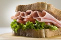 Ham sandwich Royalty Free Stock Photo