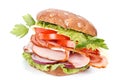 Ham sandwich Royalty Free Stock Photo