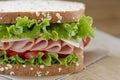 Ham sandwich Royalty Free Stock Photo