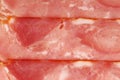 Ham sliced closeup background or texture