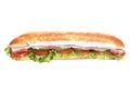 Ham submarin sandwich Royalty Free Stock Photo