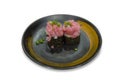 Hamachi sashimi shushi, focus selective Royalty Free Stock Photo