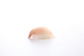 Hamachi sushi Yellow tail sushi japanese food isolated in white background Royalty Free Stock Photo