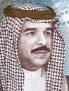 Hamad bin isa Al-Khalifia a portrait Royalty Free Stock Photo