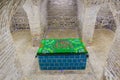 HAMADAN, IRAN - JULY 14, 2019: Crypt of the Alaviyan Dome mausoleum in Hamadan, Ir
