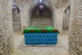 HAMADAN, IRAN - JULY 14, 2019: Crypt of the Alaviyan Dome mausoleum in Hamadan, Ir