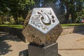 HAMADAN, IRAN - JULY 14, 2019: Monument at Ibn Sina (Avicenna) Mausoleum in Hamadan, Ir