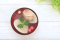 Hamaguri Soup in the Japanese Doll Festival