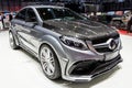 Hamann Mercedes AMG GLE 63 Coupe customized car at the Geneva International Motor Show. Switzerland - March 2, 2016