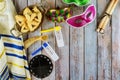 Hamans ears cookies for Purim celebration jewish carnival