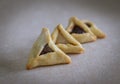 Hamantaschen. ozenei haman Triangular pastry