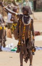 Hamar woman at village market. Turmi. Lower Omo Valley. Ethiopia.