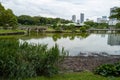 Hamarikyu Park in Tokio Royalty Free Stock Photo
