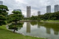 Hamarikyu Park in Tokio Royalty Free Stock Photo