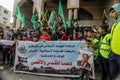 An angry demonstration against the Israeli Minister Ben Gvir`s storming of Al-Aqsa Mosque