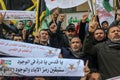 An angry demonstration against the Israeli Minister Ben Gvir`s storming of Al-Aqsa Mosque