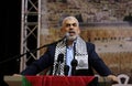 Hamas leader Yahya Sinwar, speaks in Gaza Strip Royalty Free Stock Photo