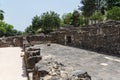 Hamat Tiberias National Park near Sea of Galilee Royalty Free Stock Photo