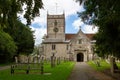 08/30/2020 Hambledon, Hampshire, UK The exterior of the church St Peter and St Paul in Hambledon Hampshire, A typical English Royalty Free Stock Photo