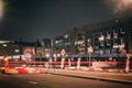 Hamburg Baustelle Neustadt Hafencity strasse absperrung time exposure